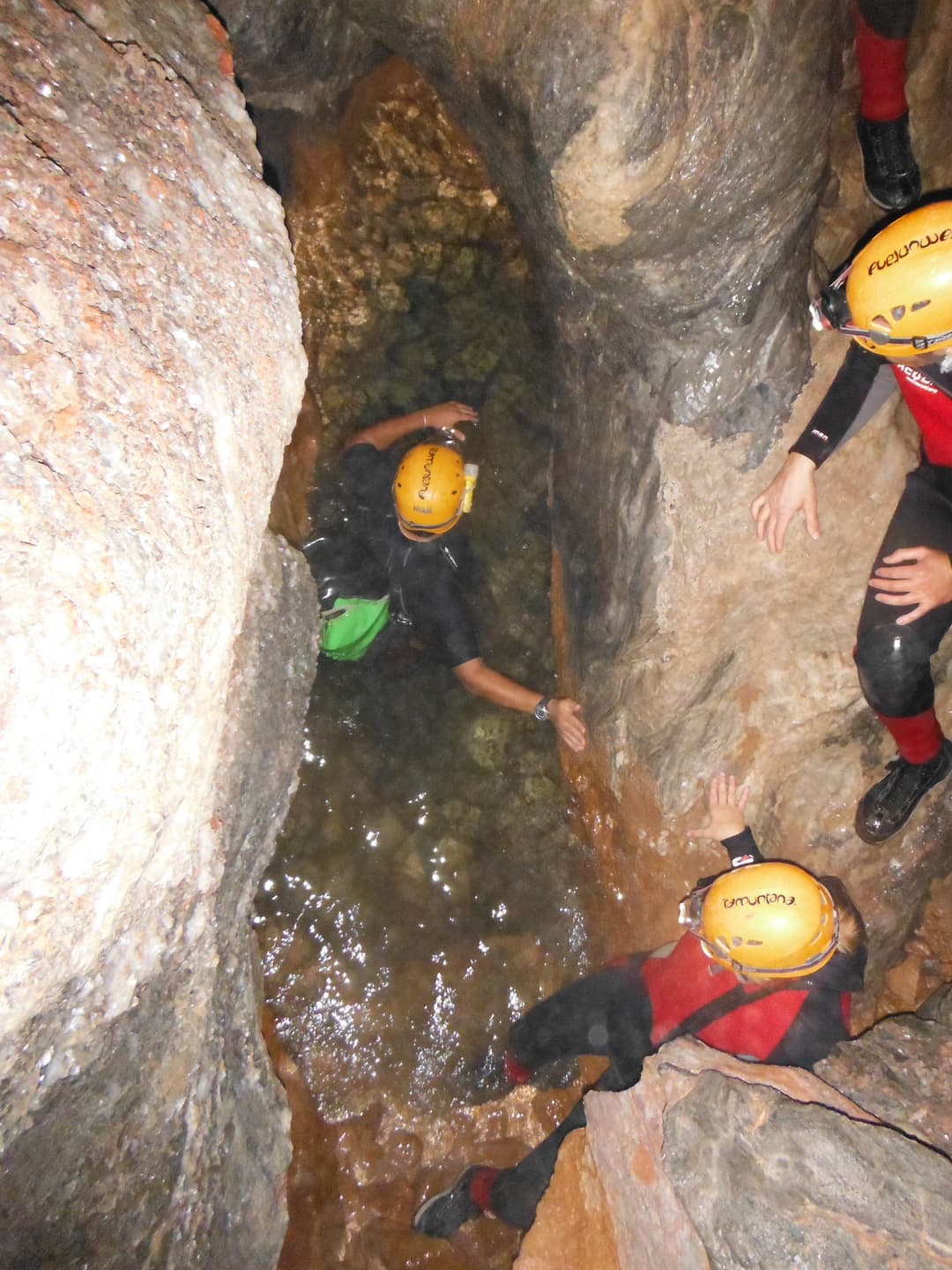 Espeleología Acuática Túnel del Sumidor (Vallada, Valencia)