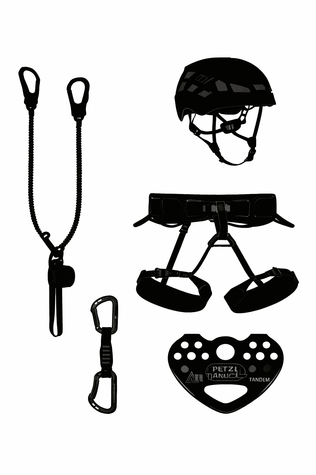 Pack Via Ferrata con Polea 