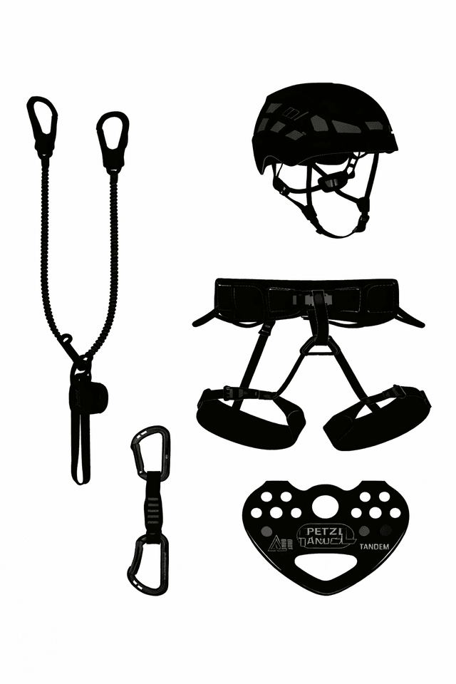 Pack Via Ferrata con Polea 